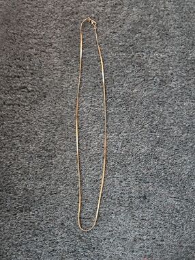 Monet Gold Tone Herringbone 23" Necklace - Sleek Gold Chain